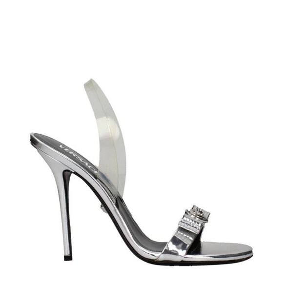 Versace Women Gray Sandals - Picture 1 of 4